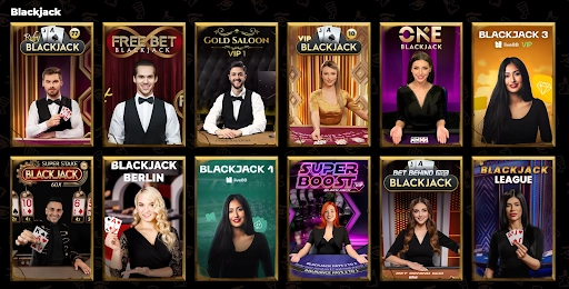 “Live-Blackjack-Spiele im AmunRa Casino”